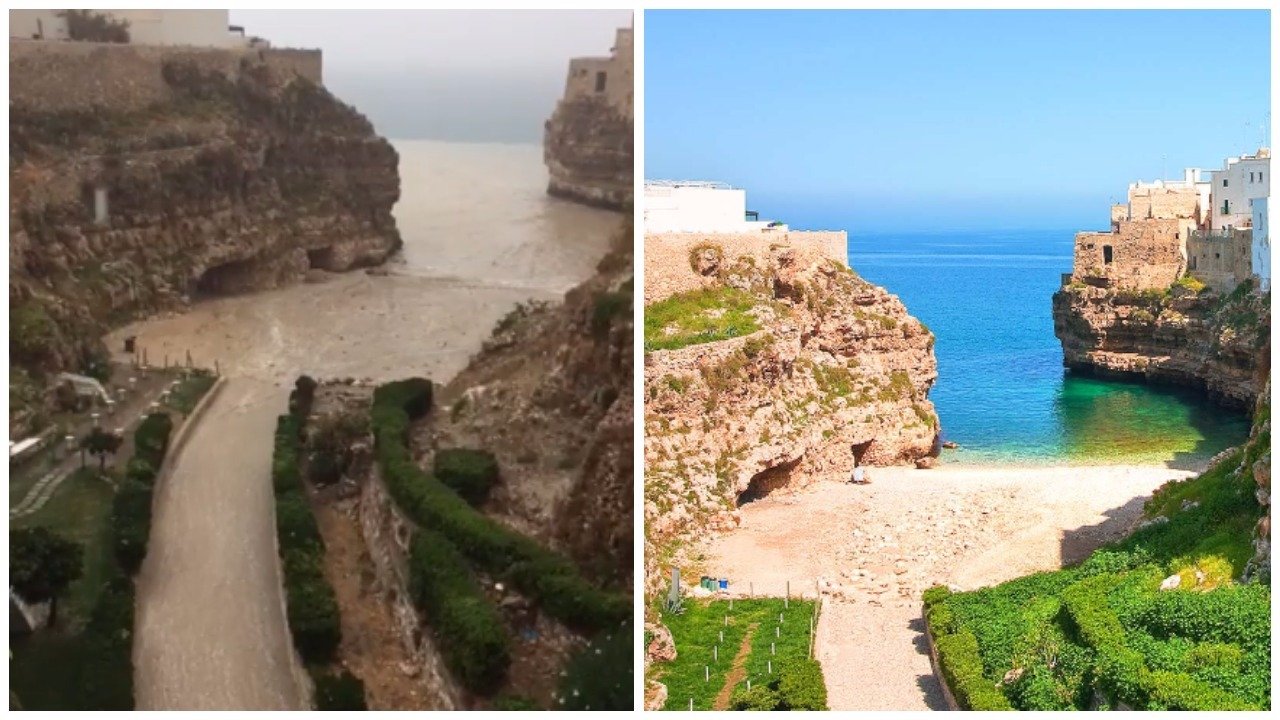 Polignano A Mare Una Delle Spiagge Più Belle Ditalia