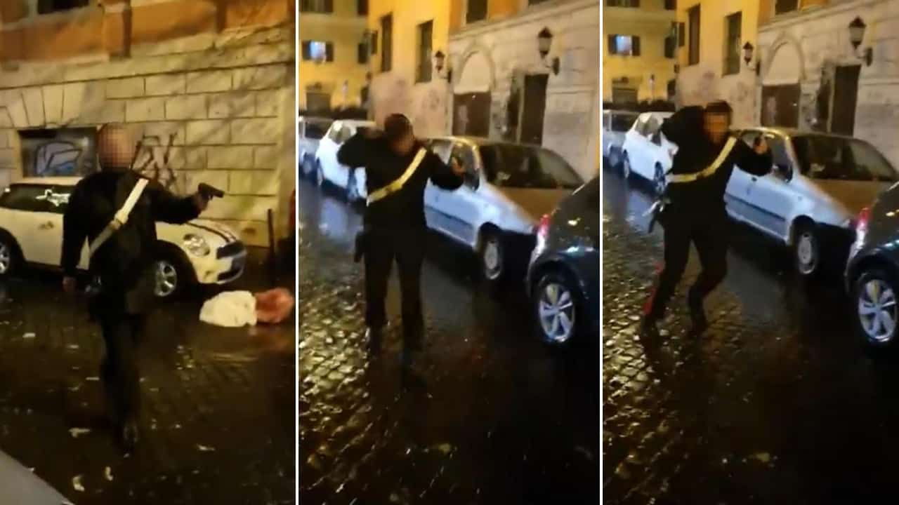 Carabiniere interviene a difesa di un gruppo di persone_ aggredito