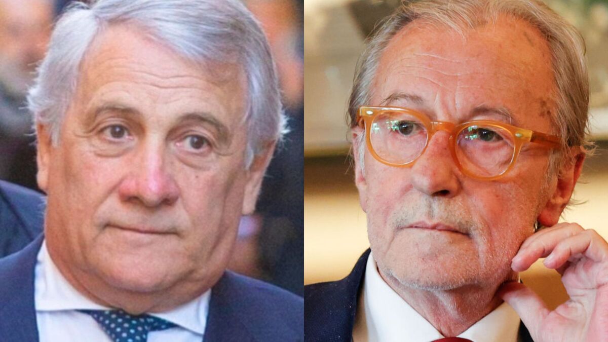 “Venduto alla sinistra”, Vittorio Feltri attacca Tajani, Forza Italia risponde: “Solo bugie”