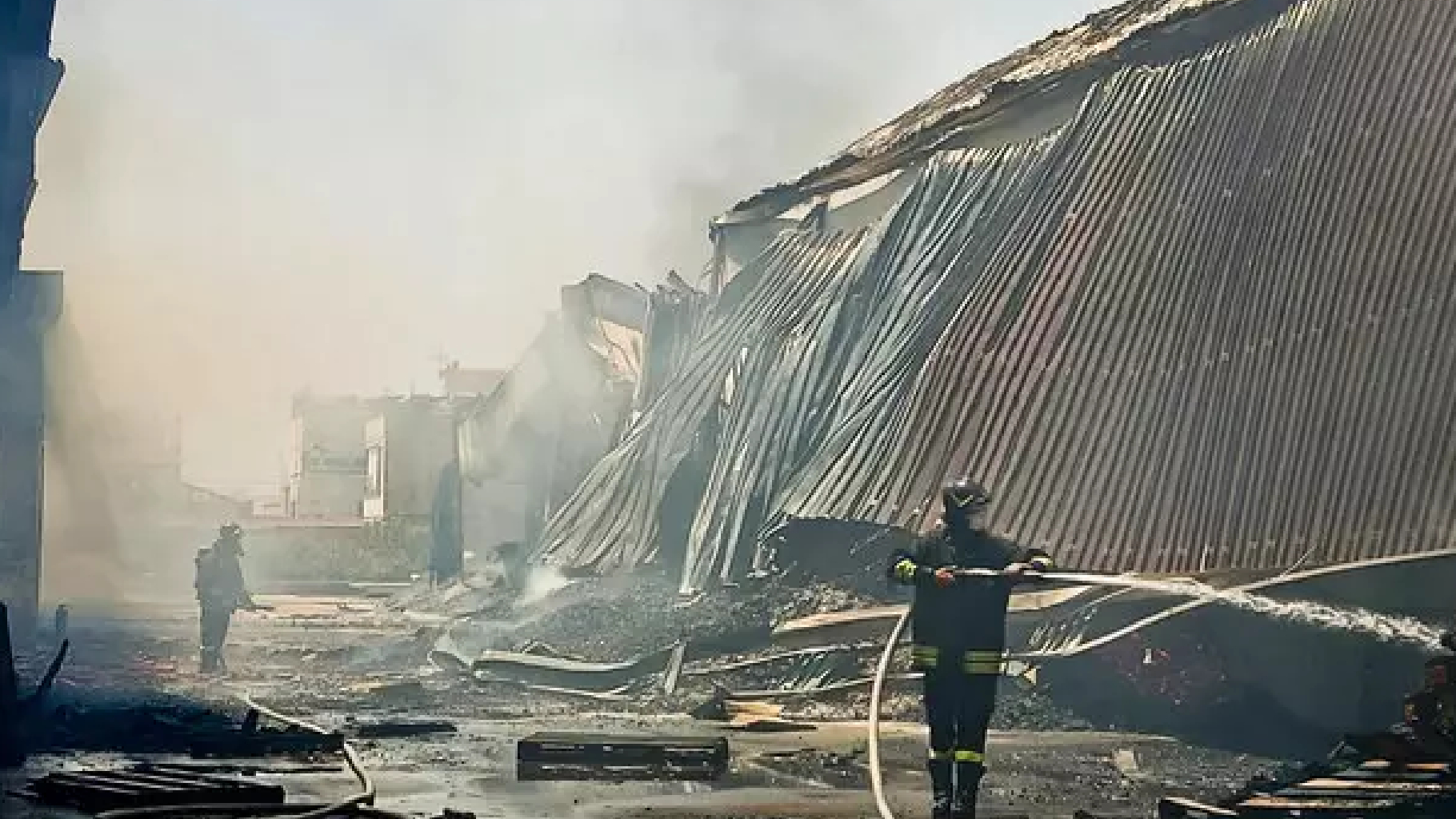 Incendio Napoli 