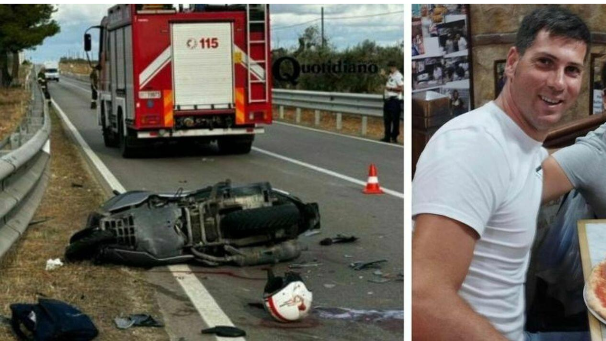 Moto contro auto: Alessandro muore a 39 anni. 15 anni fa finì in coma dopo un incidente