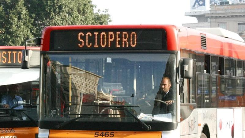 Oggi sciopero di 8 ore del trasporto pubblico locale