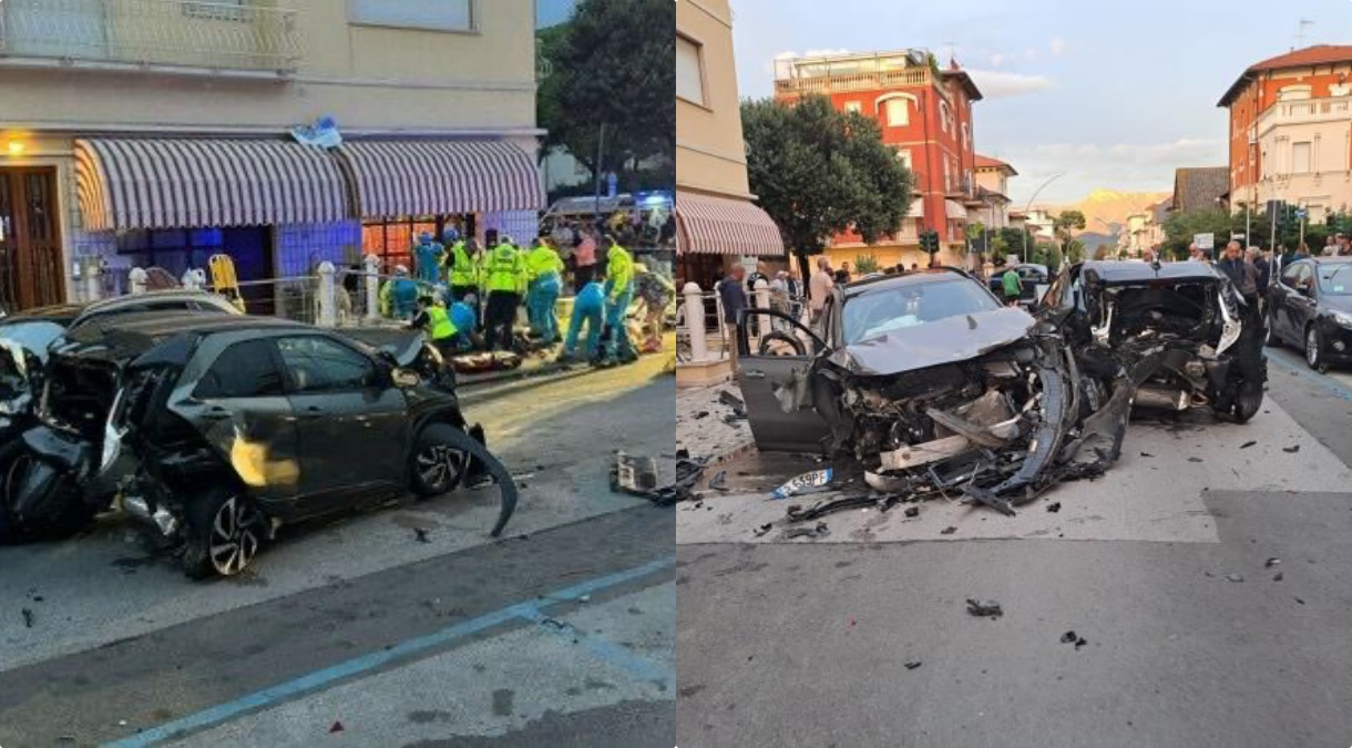 Lido di Camaiore, auto investe 8 persone: due morti e tre feriti gravi