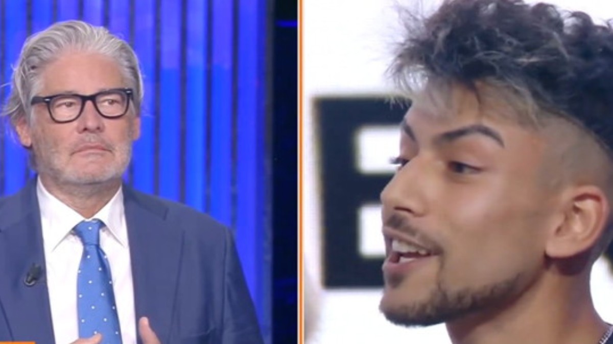 “Sei anche libero di…” Del Debbio, lo scontro in diretta con il re dei maranza