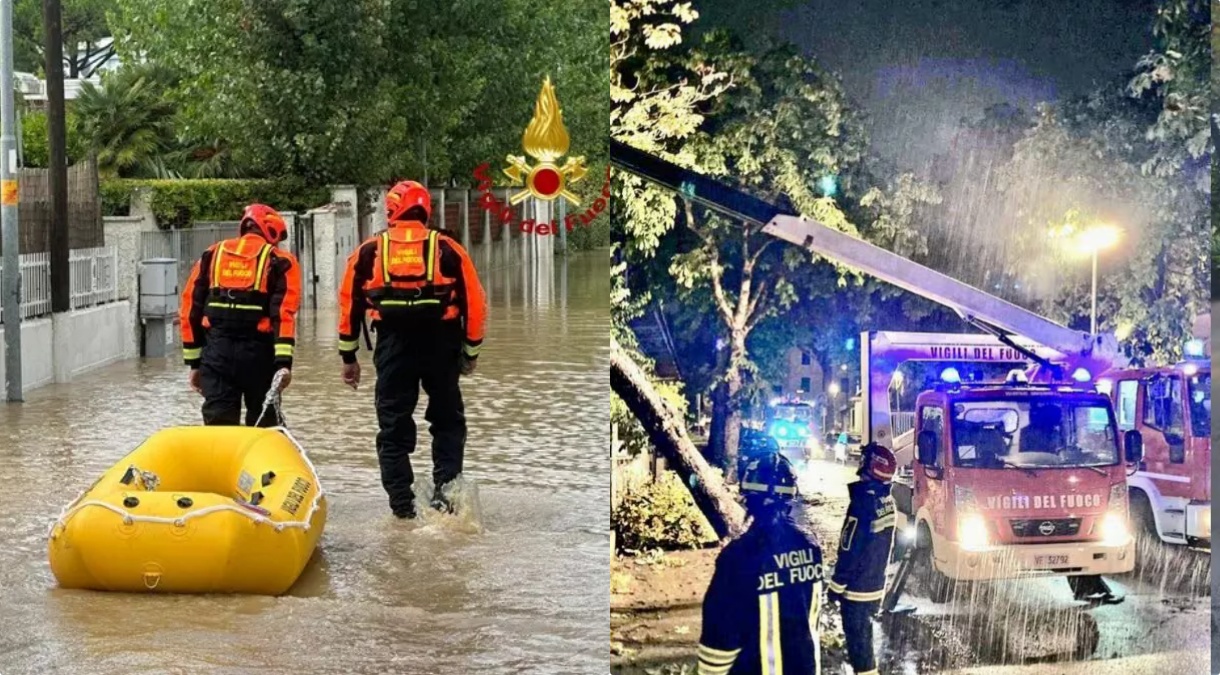 Emilia Romagna, evacuazioni ed allagamenti. I vigili del fuoco: “Spostamenti da evitare”