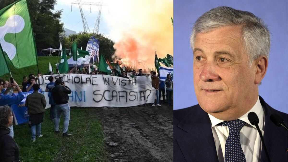 “È uno scafista”, a Pontida i giovani della Lega contro Tajani: “No allo Ius scholae”