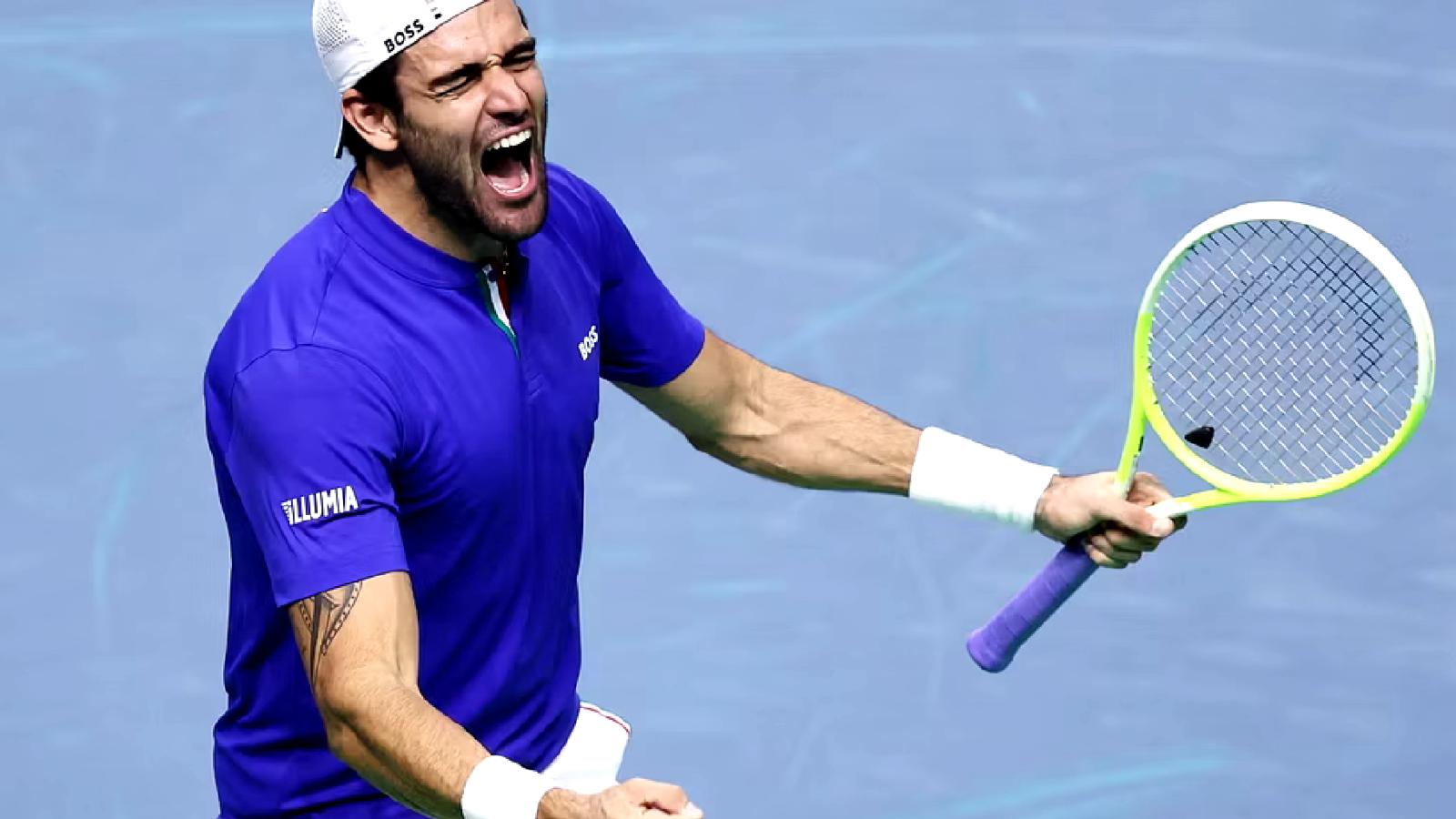 Coppa Davis, grande Berrettini! Vince in rimonta e l’Italia va 1 0