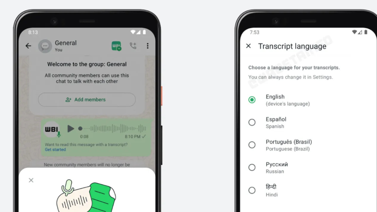 WhatsApp introduce la trascrizione dei messaggi vocali: ecco come funziona