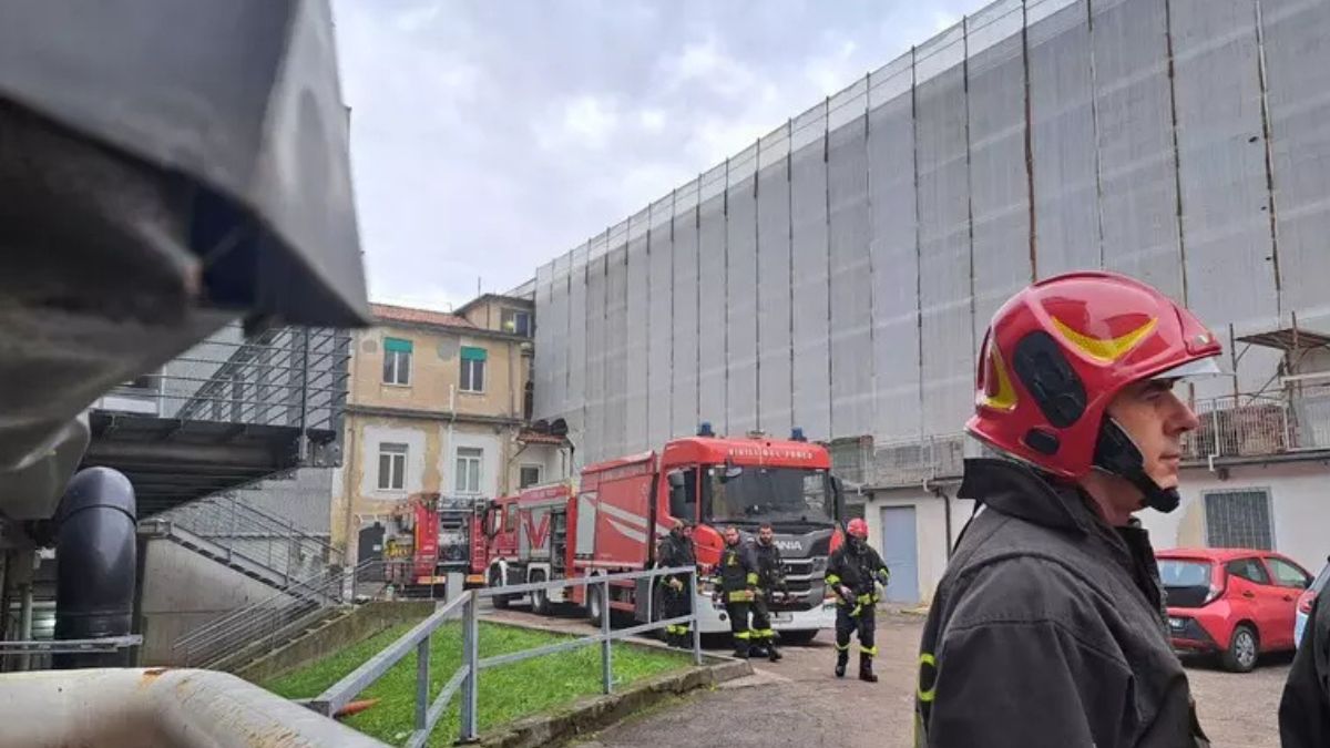 Incendio nella lavanderia dell’ospedale di Vicenza: sospesi gli interventi