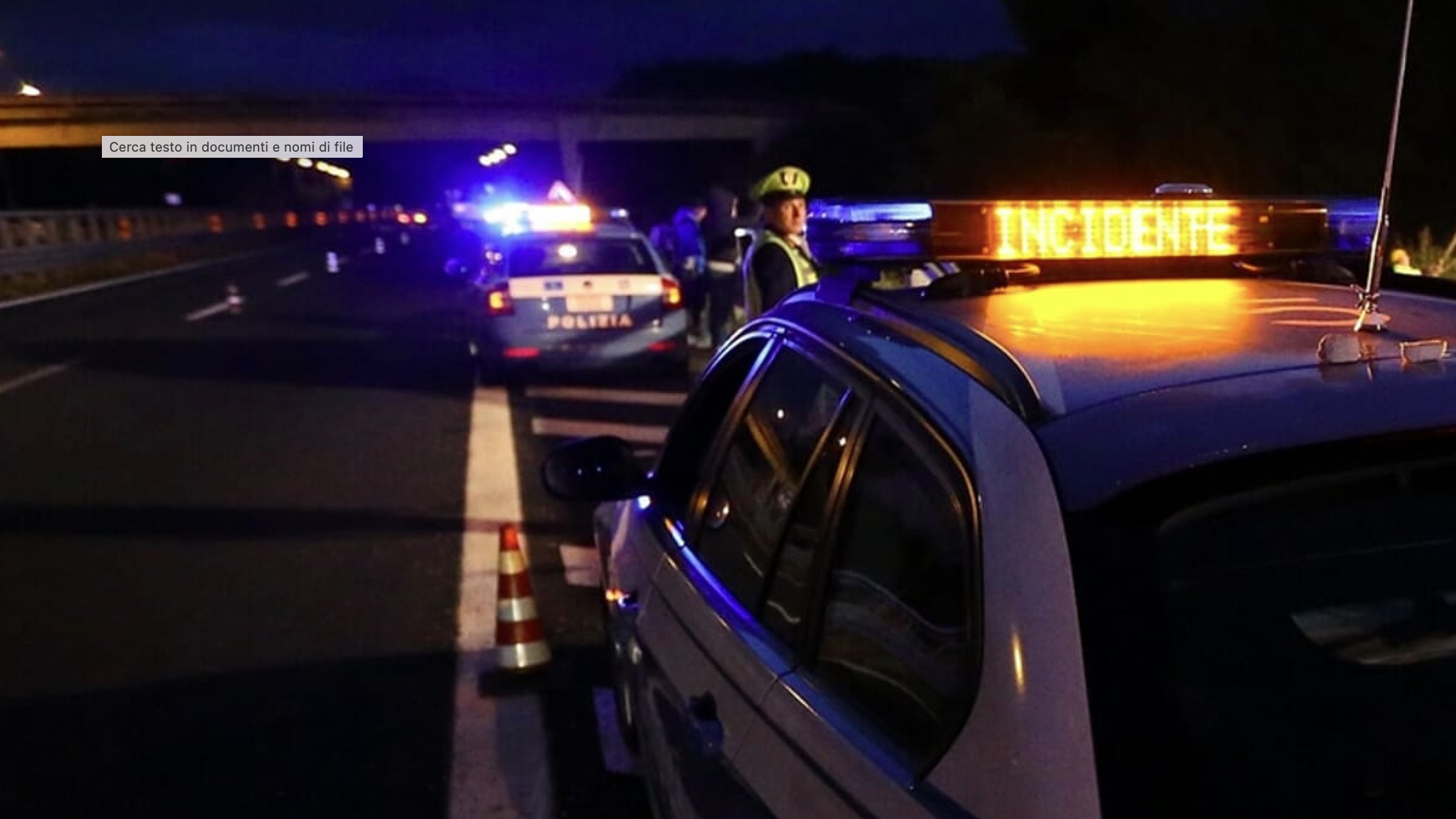 Travagliato, ragazza 27enne investita e uccisa in autostrada