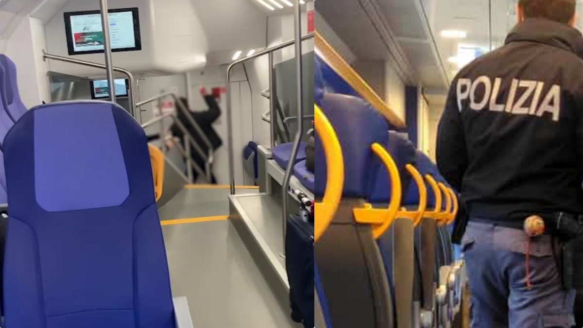 Regionale Milano Bologna, capotreno picchiato da un passeggero senza biglietto: ha spaccato tutti i vetri