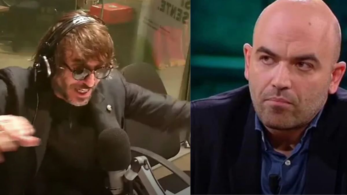 Cruciani furioso attacca Saviano: “Qui l’unico fascista è lui”