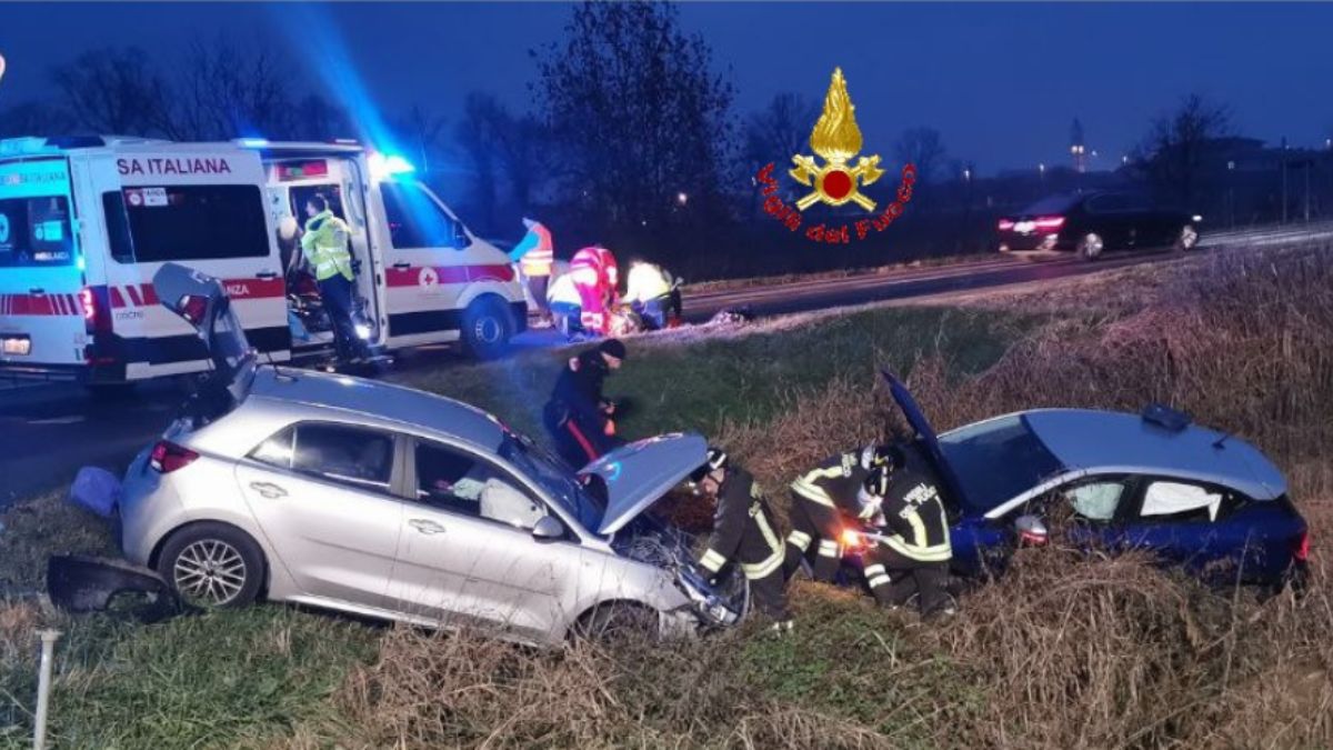 Incidente a Chieve: coinvolte due auto, quattro persone sono rimaste ferite