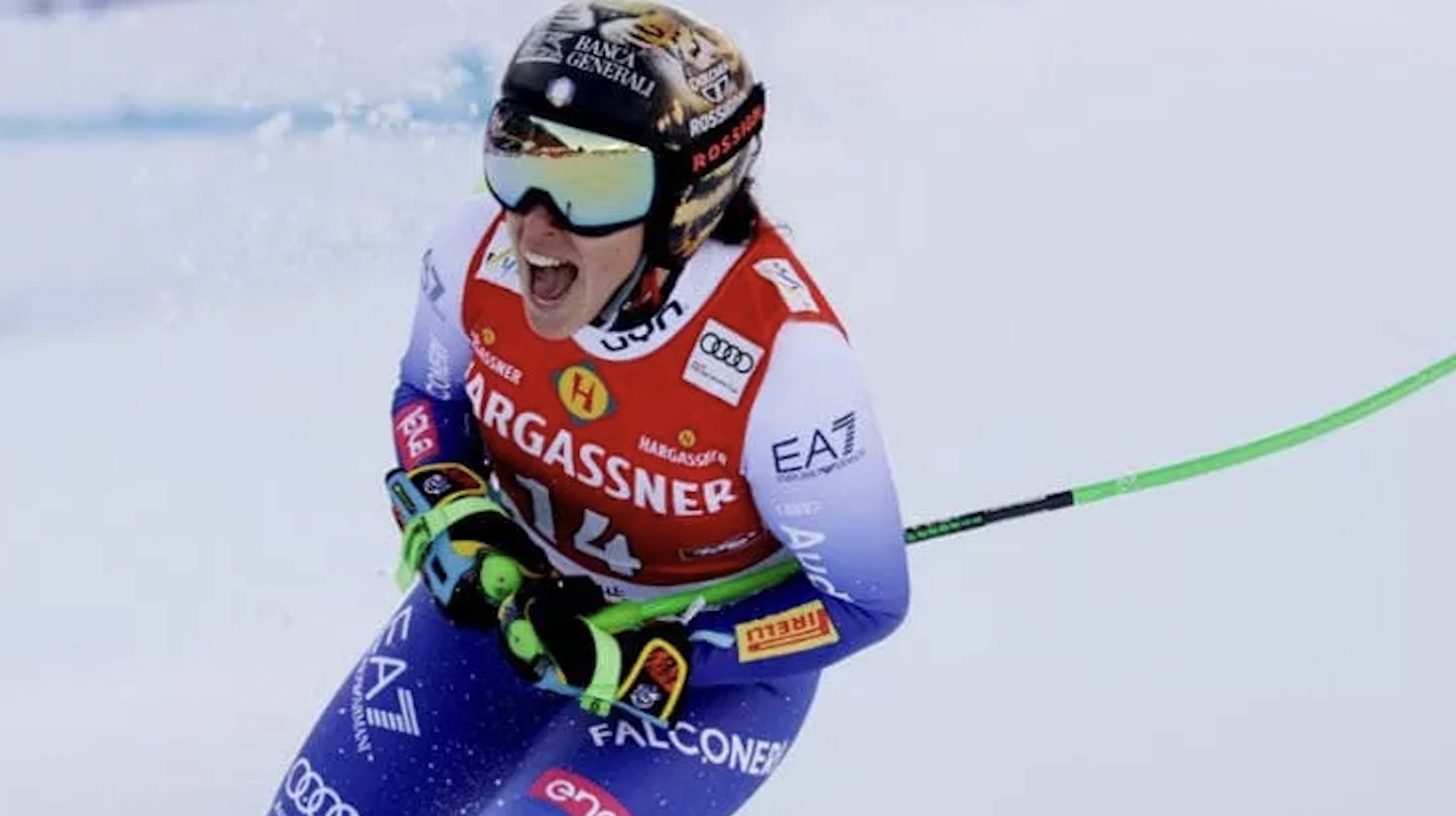 Sci, Federica Brignone trionfa nella discesa libera di Sankt Anton