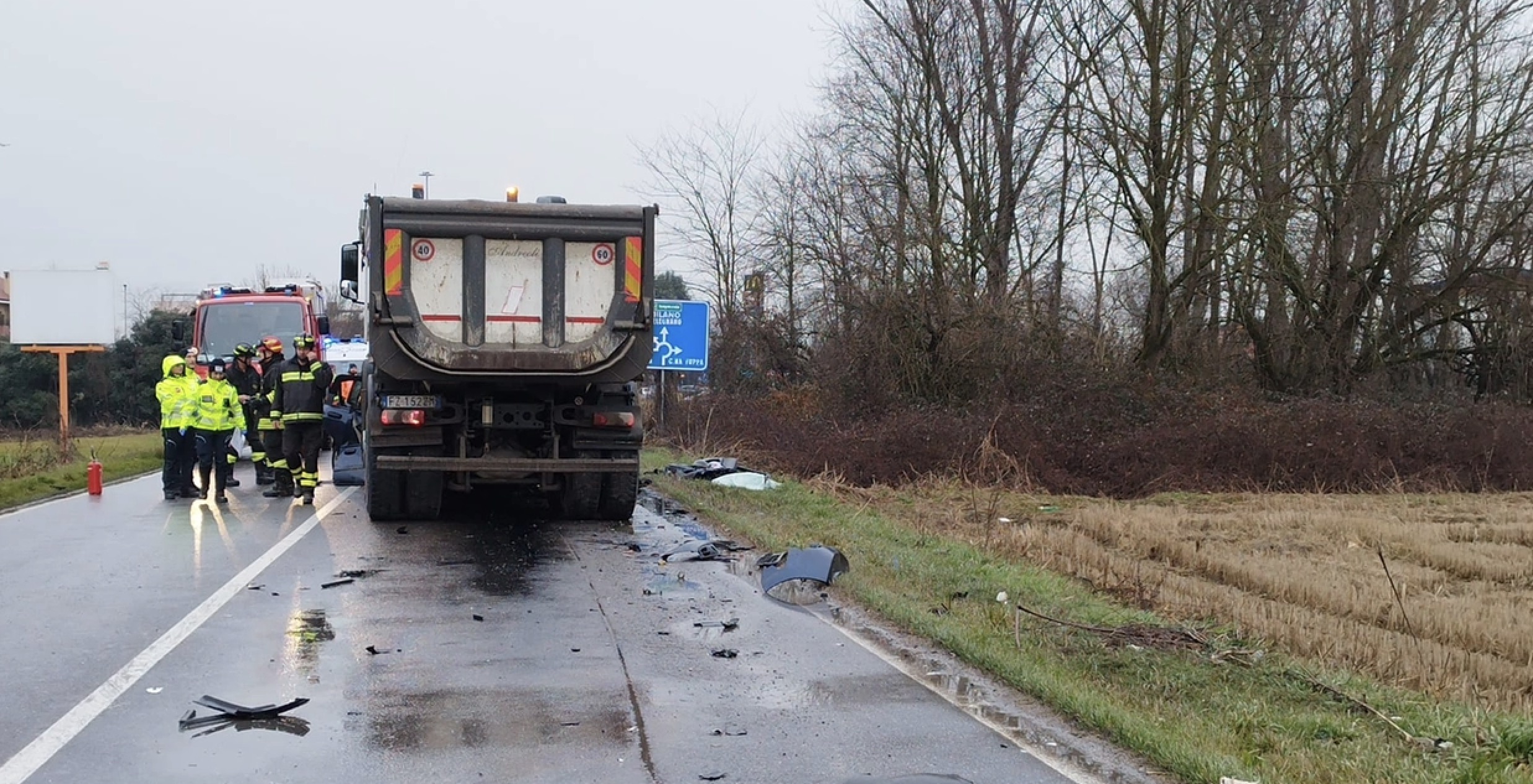 Incidente nel Pavese, Patrizia Cassi è morta dopo un frontale contro un camion