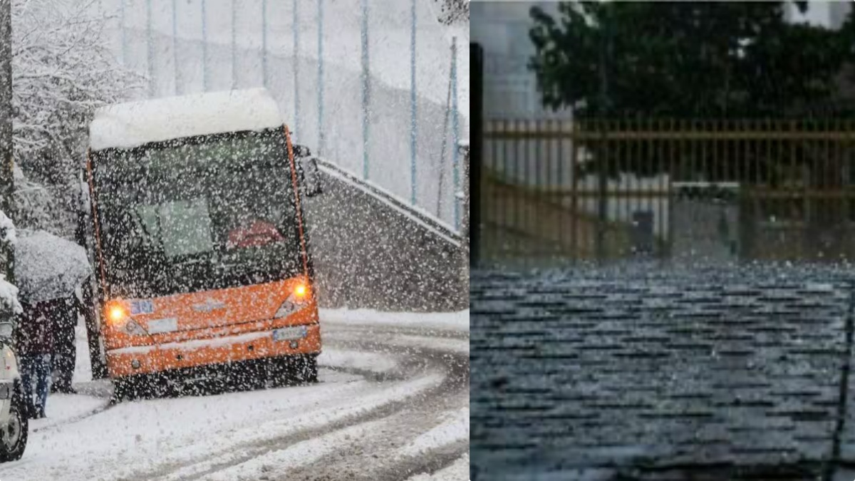 Maltempo, da oggi crollo delle temperature con neve e mareggiate: allerta della Protezione Civile