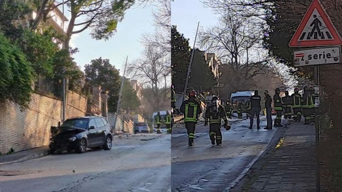 Ancona, morti due pedoni: investiti, poi lo schianto sulla colonnina del gas