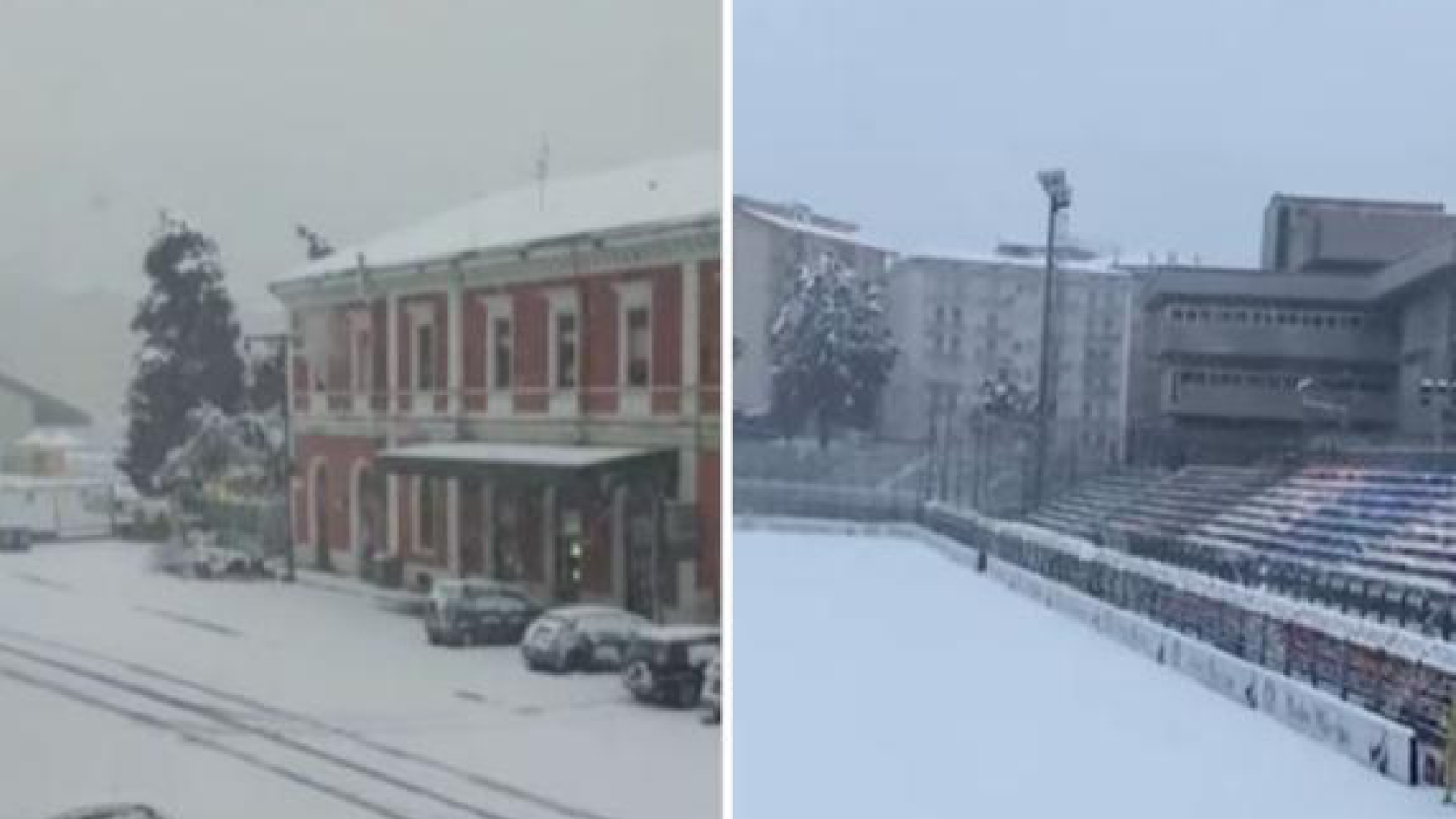 Potenza imbiancata: neve oltre i 10 centimetri, rinviata Potenza Benevento