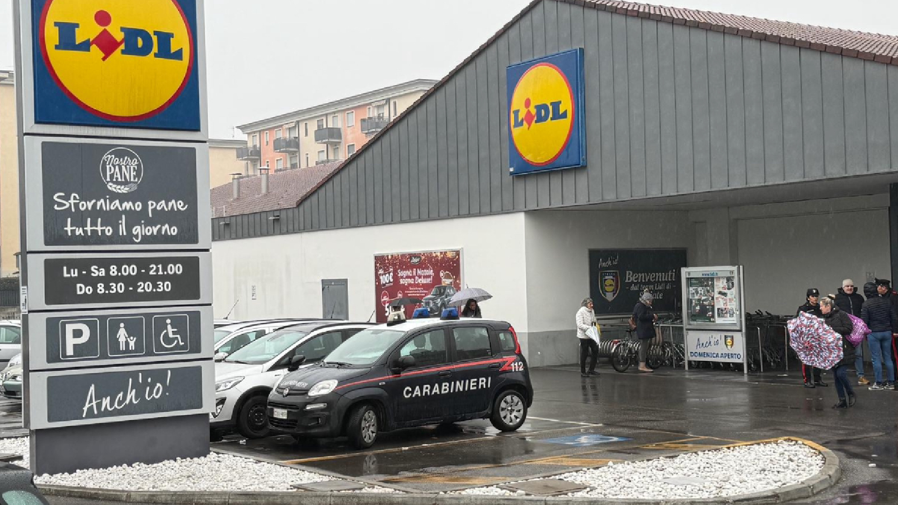 Accoltellamento a Seriate: donna gravemente ferita nel parcheggio della Lidl