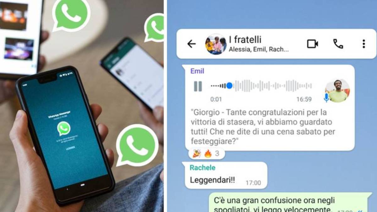 WhatsApp, ora puoi trascrivere i messaggi vocali senza ascoltarli: come fare