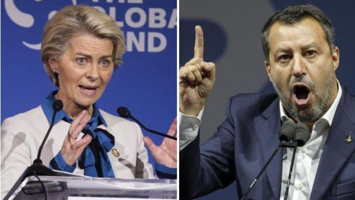 Salvini contrario all’esercito europeo: “Con Ursula von der Leyen a capo dura 20 minuti e poi si arrende”