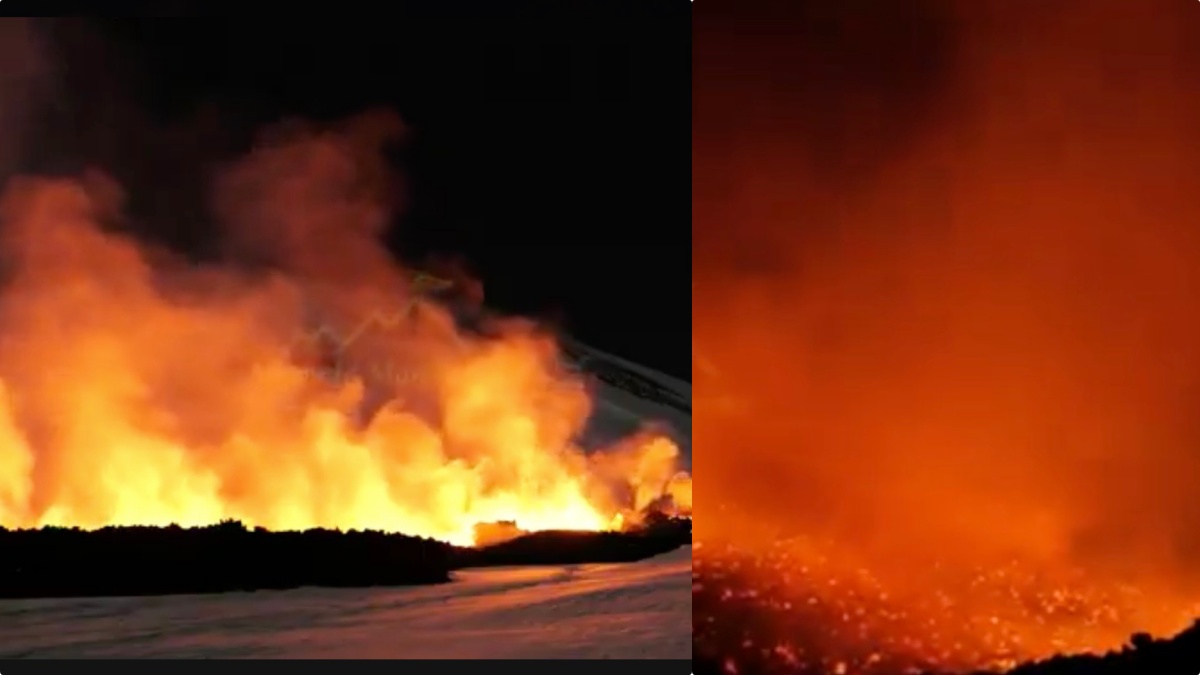 Etna, intensa attività esplosiva: blindati 3 settori dell’aeroporto di Catania