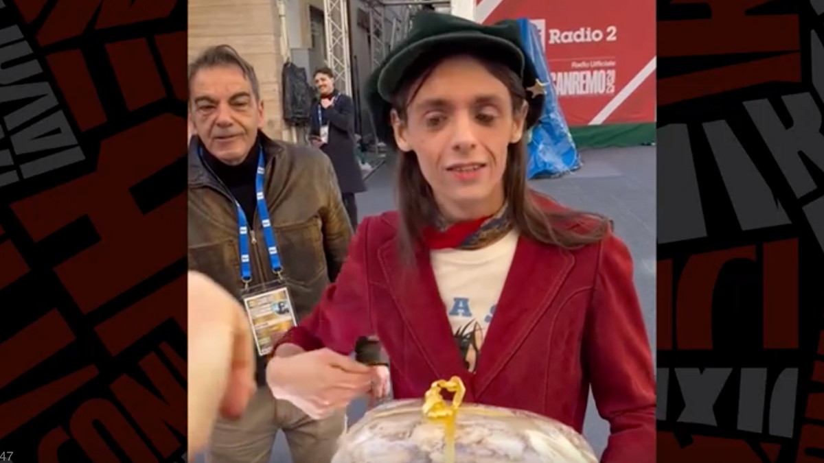 Offrono dolci a Lucio Corsi, lui vuole pagarli: scena epica a Sanremo