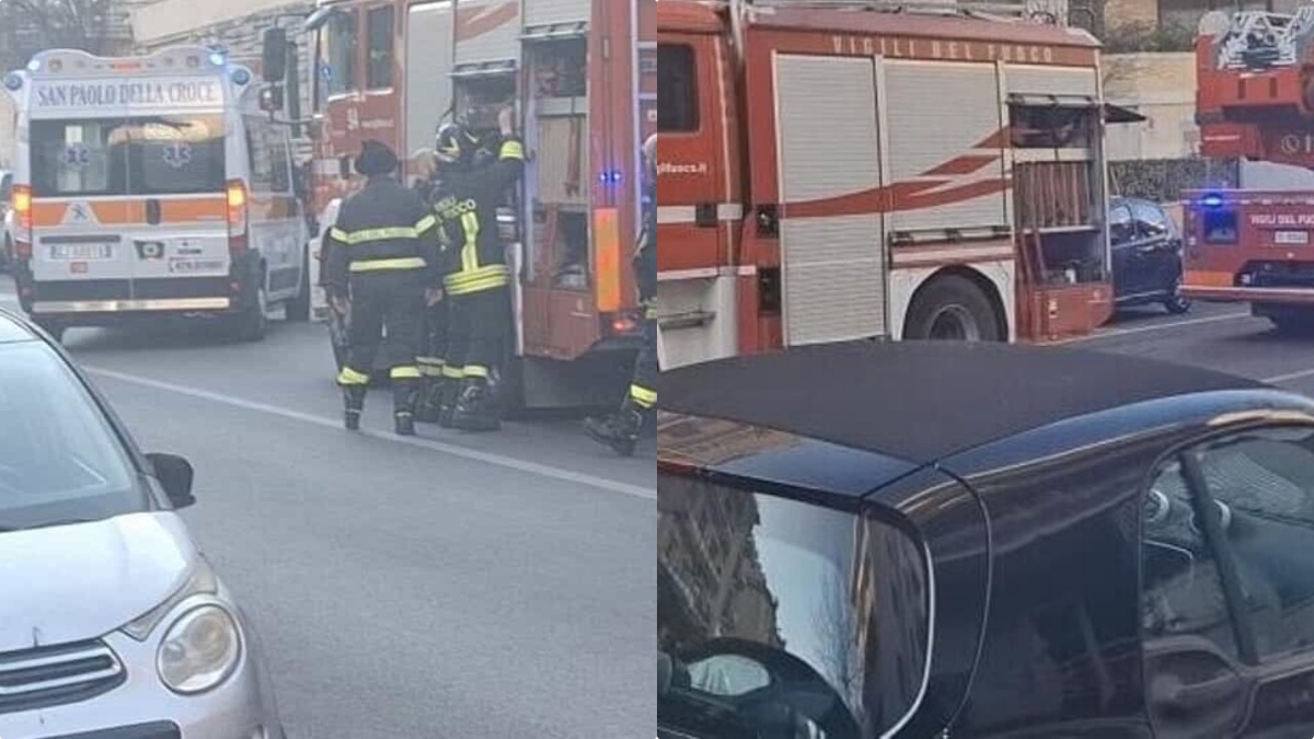 Roma, incendio al quartiere Parioli: a fuoco caldaia sul balcone