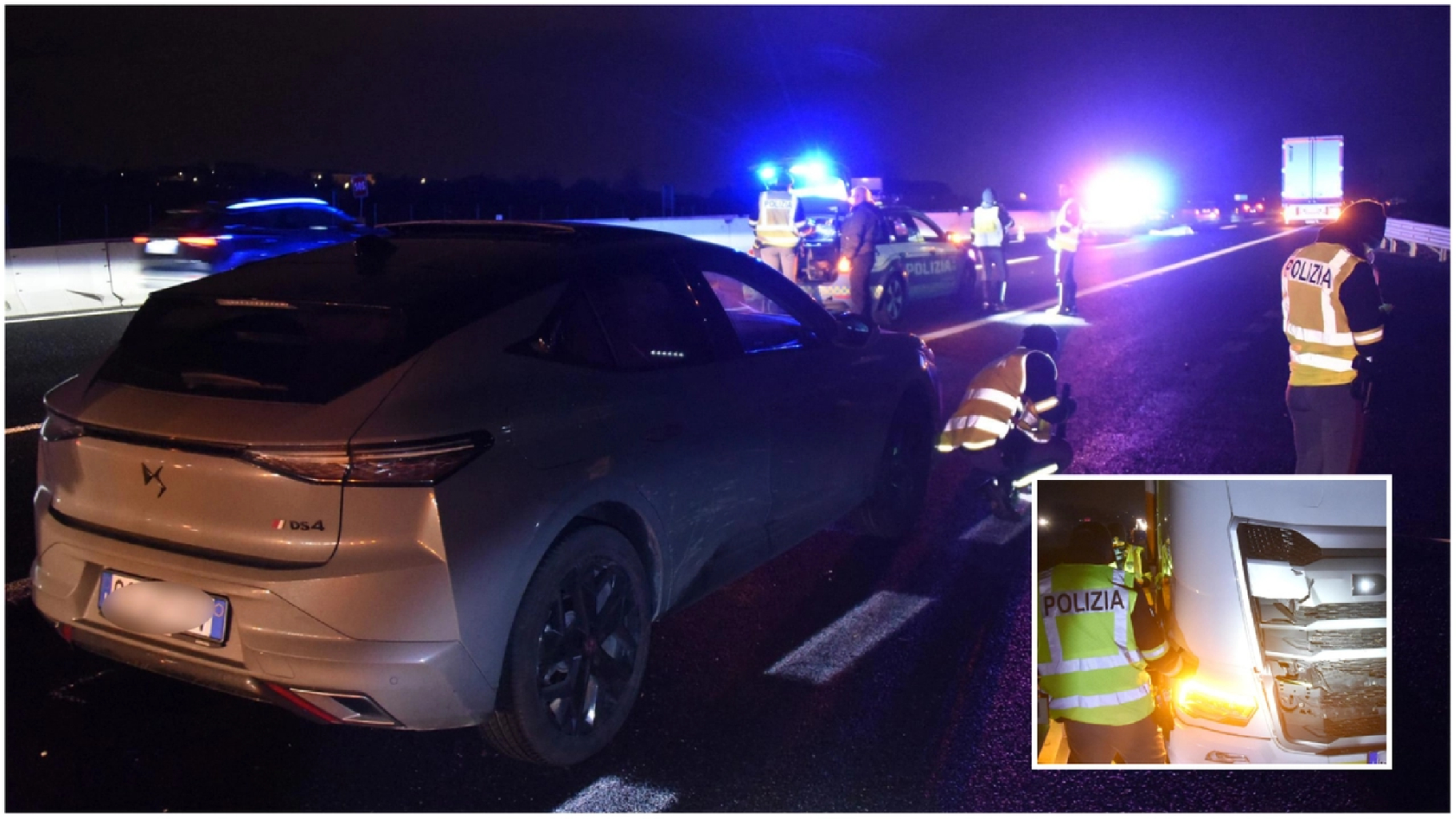 Tragedia in autostrada, scende dall’auto e viene travolto da un tir