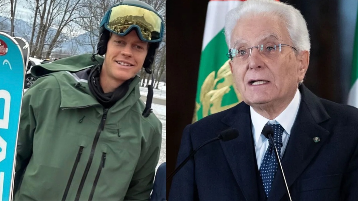 Sinner va a sciare in montagna dopo il no a Mattarella per “affaticamento sportivo”: è polemica