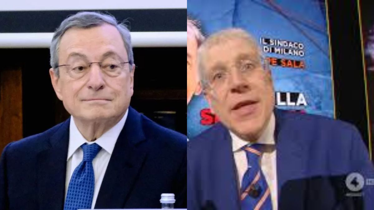 Mario Giordano attacca Draghi: “Ha fatto aumentare le bollette e ora in Parlamento dice che sono un problema”