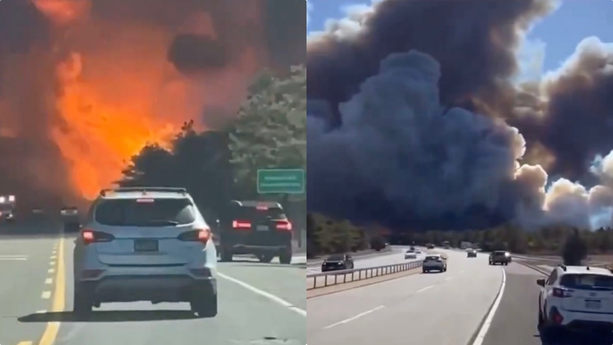 Maxi incendio a Long Island: New York dichiara lo stato di emergenza